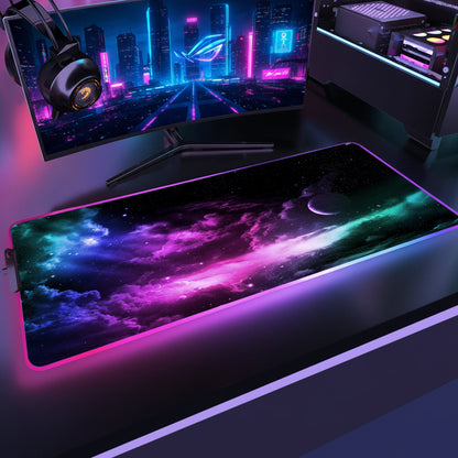Tapis gamer RGB XXL