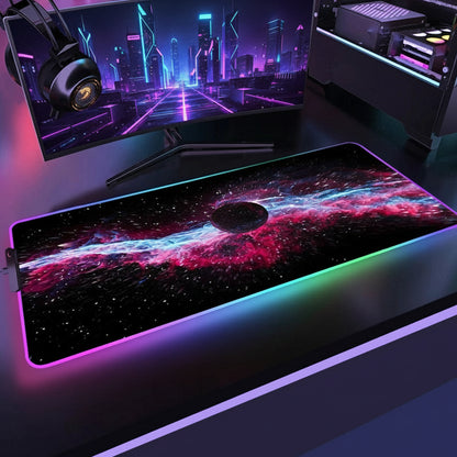 Tapis gamer RGB XXL