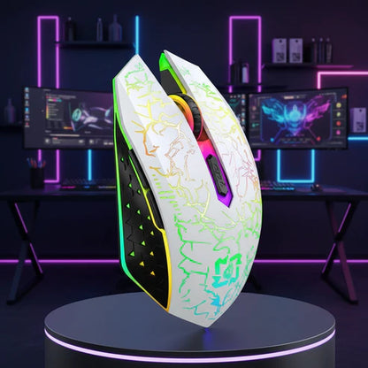 Clic Fantôme RGB 5.2 – Souris Gaming Sans Fil Dual‑Mode