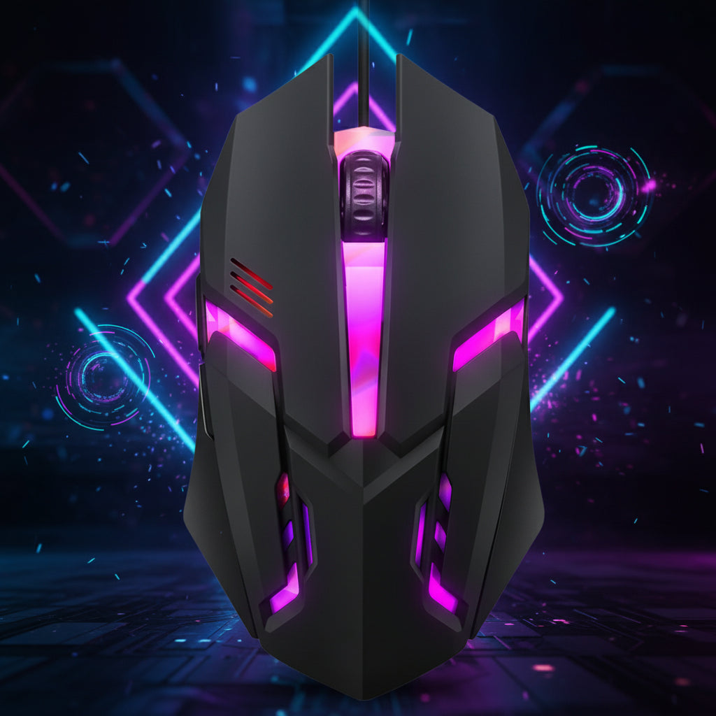 Clic Fantôme RGB 5.2 – Souris Gaming Sans Fil Dual‑Mode