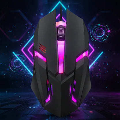 Clic Fantôme RGB 5.2 – Souris Gaming Sans Fil Dual‑Mode